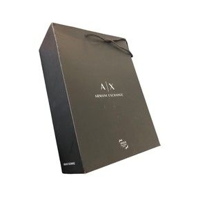 Authentic Armani Exchange Black Empty Shoe Gift Box   Storage 14.5”x9.5”5.25”